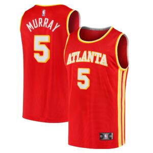 Dejounte Murray Atlanta Hawks  Fast Break Replica Jersey - Icon Edition - Red