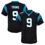 Bryce Young Carolina Panthers  Youth 2023 Draft First Round Pick Game Jersey - Black