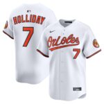 Baltimore Orioles Jackson Holliday #7 White Home Limited Jersey