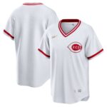 Cincinnati Reds White Home Cooperstown Collection Team Jersey
