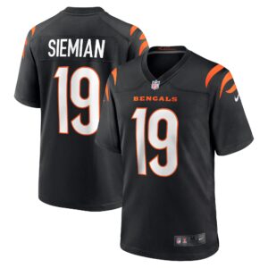 Trevor Siemian Cincinnati Bengals  Team Game Jersey - Black