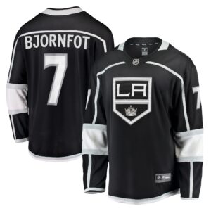 Tobias Bjornfot Los Angeles Kings Home Breakaway Player Jersey - Black