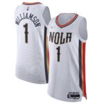 Zion Williamson New Orleans Pelicans 2021/22 Swingman Jersey - City Edition - White