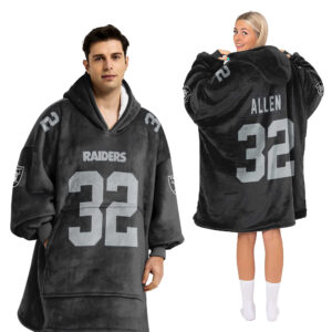 Adult M.A 32 Las Vegas Football Unisex Blanket Hoodie