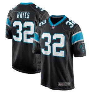 Tae Hayes Carolina Panthers  Game Player Jersey - Black