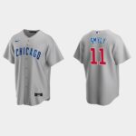 Men's Chicago Cubs #11 Drew Smyly Gray Road Jersey
