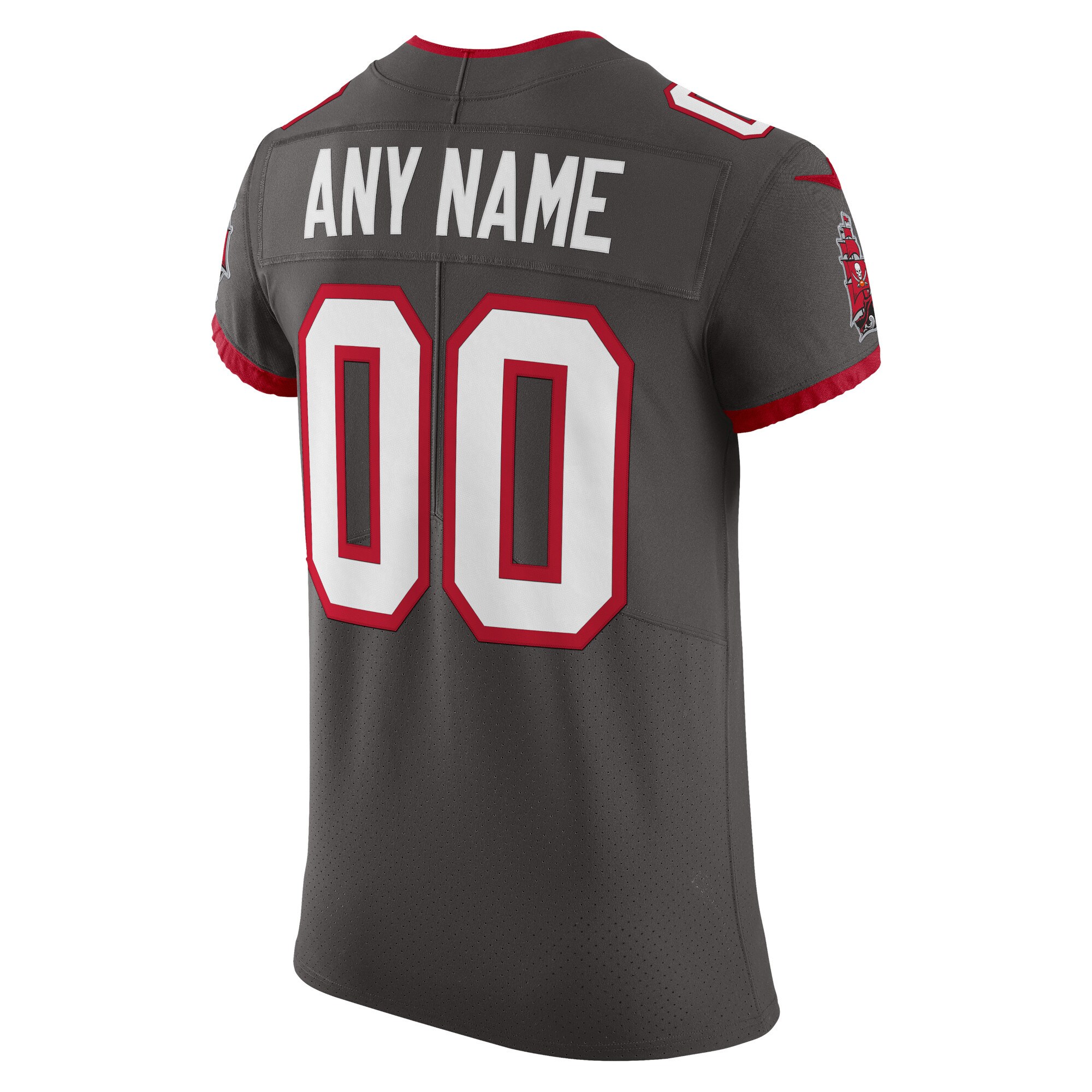 Tampa Bay Buccaneers Vapor Untouchable Elite Custom Alternate Jersey - Pewter - Image 3
