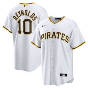 Men's Pittsburgh Pirates Bryan Reynolds  White Replica Player Jersey