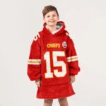 Kid P.M 15 Kansas City Football Unisex Blanket Hoodie