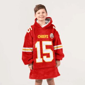 Kid P.M 15 Kansas City Football Unisex Blanket Hoodie