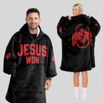 Adult Ohio State Football Unisex Blanket Hoodie