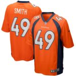 Dennis Smith Denver Broncos Game Retired Player Jersey - Orange