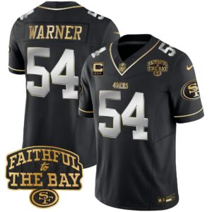 Fred Warner # 54 San Francisco 49ers Faithful To The Bay Patch Vapor Limited Jersey V8 - All Stitched