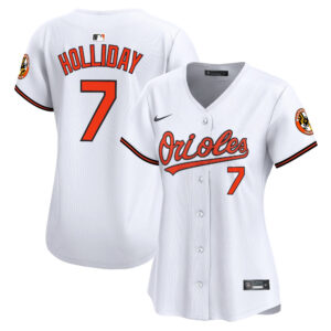 Women's Jackson Holliday #7 Baltimore Orioles Vapor Premier Limited Jersey - White