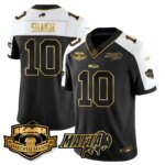 Khalil Shakir #10 Buffalo Bills BUF 2025 Bills Mafia Patch Gold Vapor Limited Jersey - All Stitched