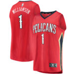 Zion Williamson New Orleans Pelicans  Replica Fast Break Jersey Red - Statement Edition