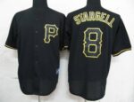 Pittsburgh Pirates #8 Willie Stargell Black Fashion Stitched Jersey