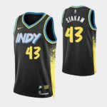 Unisex Indiana Pacers Pascal Siakam  Black 2023/24 Swingman Jersey - City Edition