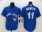 Men's Toronto Blue Jays #11 Bo Bichette Blue Stitched Cool Base  Jersey