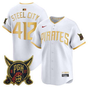Steel City #412 Pittsburgh Pirates 2026 City Connect Vapor Premier Limited Jersey - All Stitched