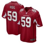 Nick Vigil Arizona Cardinals  Game Player Jersey - Cardinal