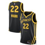 Unisex Golden State Warriors Andrew Wiggins  Black 2023/24 Swingman Jersey - City Edition