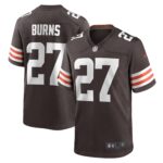 Lorenzo Burns Cleveland Browns Team Game Jersey -  Brown