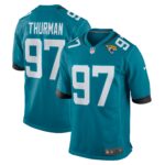 Nick Thurman Jacksonville Jaguars  Home Game Player Jersey - Teal