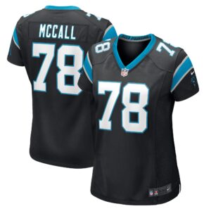 Marquan McCall Carolina Panthers  Women's Game Player Jersey - Black