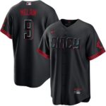 Men's Cincinnati Reds #9 Matt McLain Cool Base Black 2023 City Connect Jersey