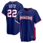 Juan Soto #22 Dominican Republic Baseball 2026 World Baseball Classic Road Stadium Jersey - Royal