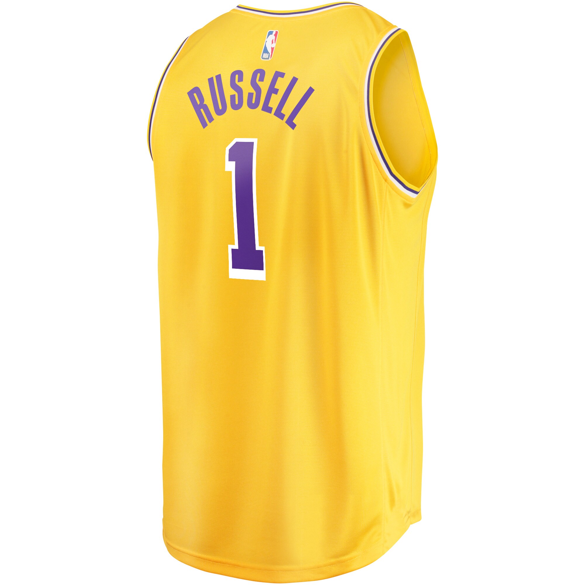 D'Angelo Russell Los Angeles Lakers Youth Fast Break Player Jersey - Icon Edition - Gold - Image 3