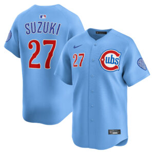 Men's Chicago Cubs Seiya Suzuki Royal 2nd Alternate Limited Player Jersey