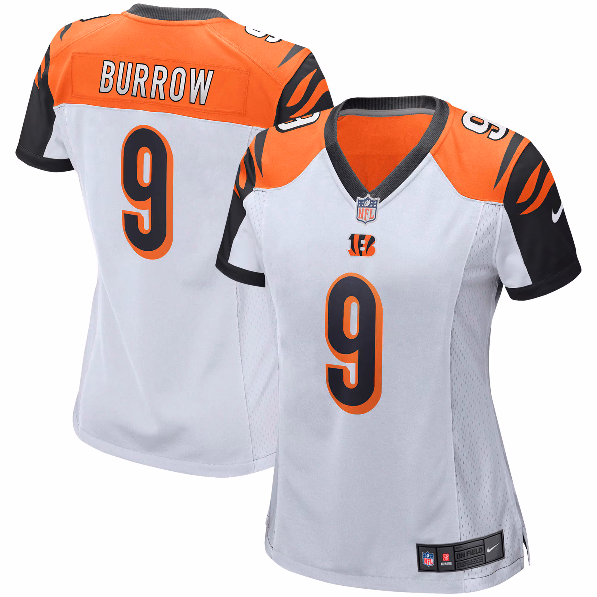 Joe Burrow Cincinnati Bengals Women's Player Game Jersey - White
