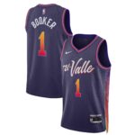 Unisex Phoenix Suns Devin Booker  Purple 2023/24 Swingman Jersey - City Edition