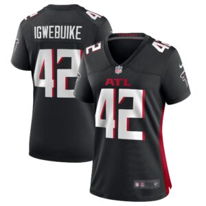 Godwin Igwebuike Atlanta Falcons Women's  Game Jersey -  Black