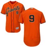 San Francisco Giants #9 Brandon Belt Orange Flexbase Collection Stitched Jersey