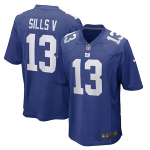 David Sills V New York Giants  Game Player Jersey - Royal