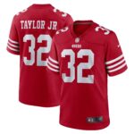 Patrick Taylor Jr. San Francisco 49ers Team Game Jersey -  Scarlet