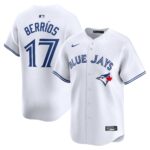 Men's Toronto Blue Jays #17 Jose Berrios  White Home Limited Player Jersey