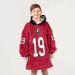 Kid B.B 19 Georgia Football Unisex Blanket Hoodie