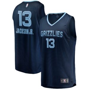 Jaren Jackson Jr. Memphis Grizzlies  2021/22 Fast Break Replica Jersey - Icon Edition - Navy