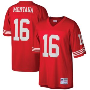 Joe Montana San Francisco 49ers  Big & Tall 1990 Retired Player Replica Jersey - Scarlet