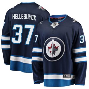Connor Hellebuyck Winnipeg Jets Breakaway Replica Jersey - Navy
