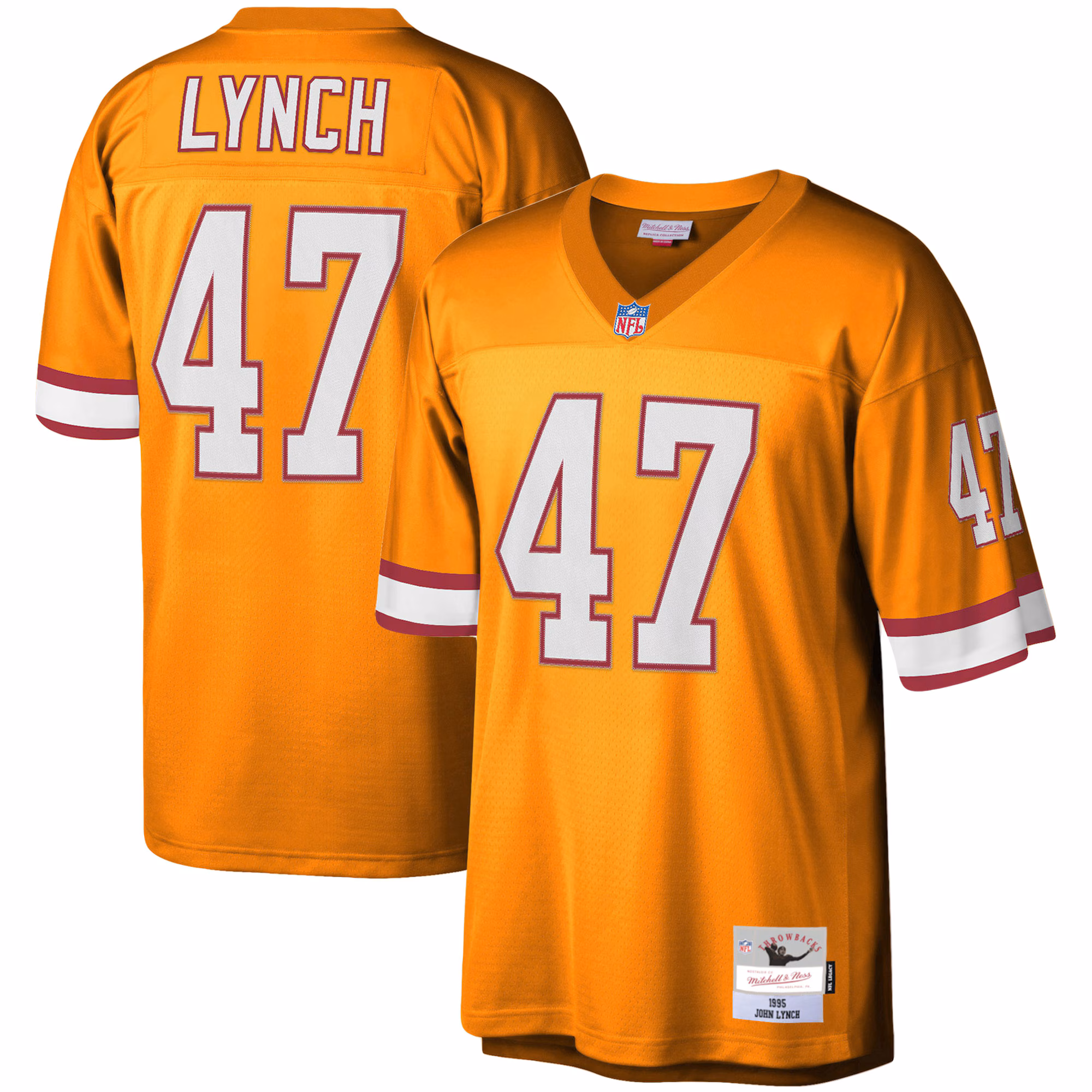 John Lynch Tampa Bay Buccaneers Legacy Replica Jersey - Orange
