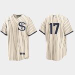 Men's Chicago White Sox #17 Luis Gonzalez 2021 Field of Dreams Replica White Jersey