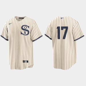 Men's Chicago White Sox #17 Luis Gonzalez 2021 Field of Dreams Replica White Jersey