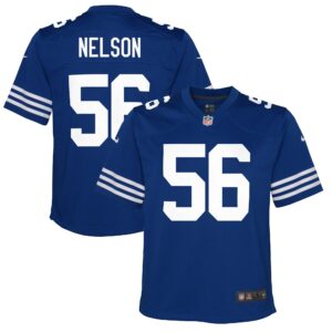 Quenton Nelson Indianapolis Colts  Youth Alternate Game Jersey - Royal