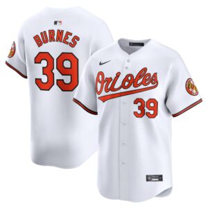 Men's Baltimore Orioles Corbin Burnes  White Home Limited Player Jersey