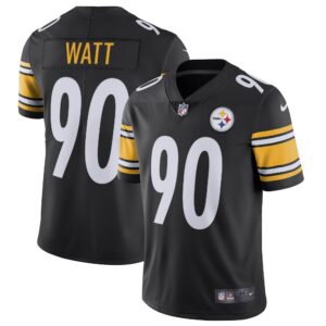 T.J. Watt #90 Pittsburgh Steelers  Vapor Untouchable Limited Jersey - Black